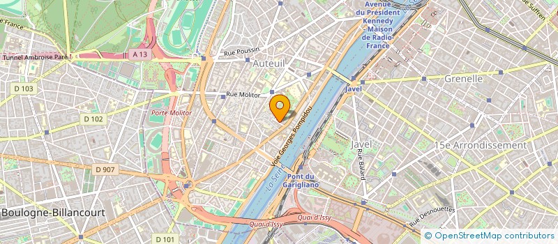 localisation de l'entreprise BONNEL INTERNATIONAL STONE DIVISION SA  PARIS