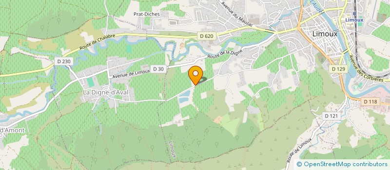 localisation de l'entreprise BONNEL INVESTISSEMENT à LIMOUX
