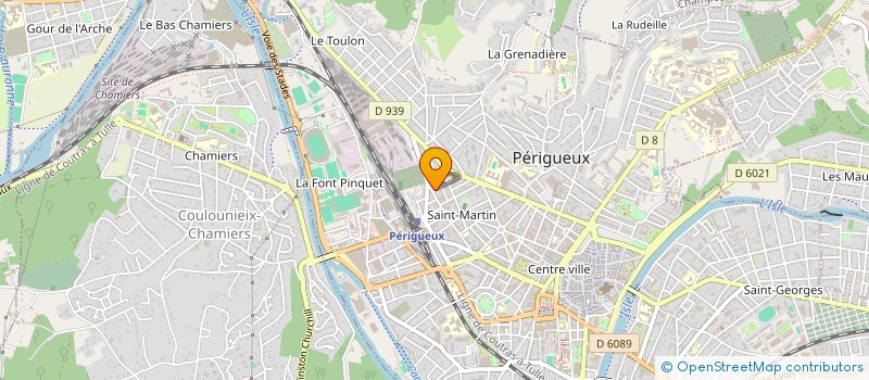 localisation de l'entreprise BONNELIE à PERIGUEUX