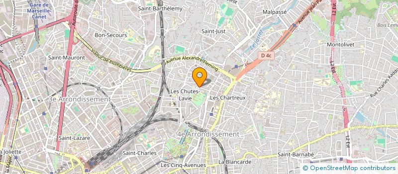 localisation de l'entreprise BONNELLY à MARSEILLE