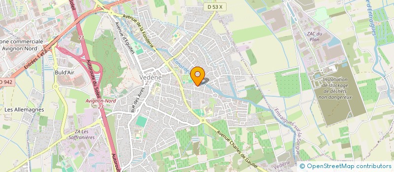 localisation de l'entreprise BONNELLY/BOURELY  VEDENE