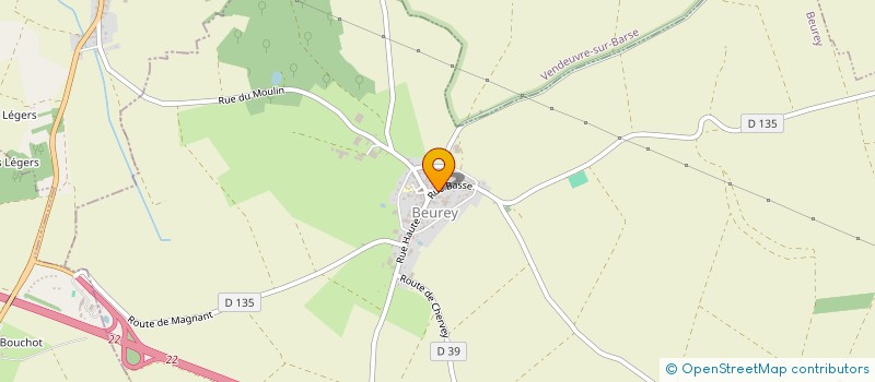 localisation de l'entreprise BONNEMAIN GUENIN  BEUREY