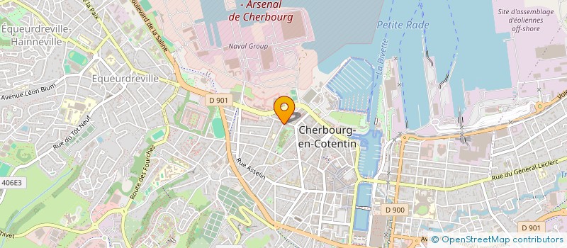 localisation de l'entreprise BONNEMAINS & FESNIEN à CHERBOURG-EN-COTENTIN