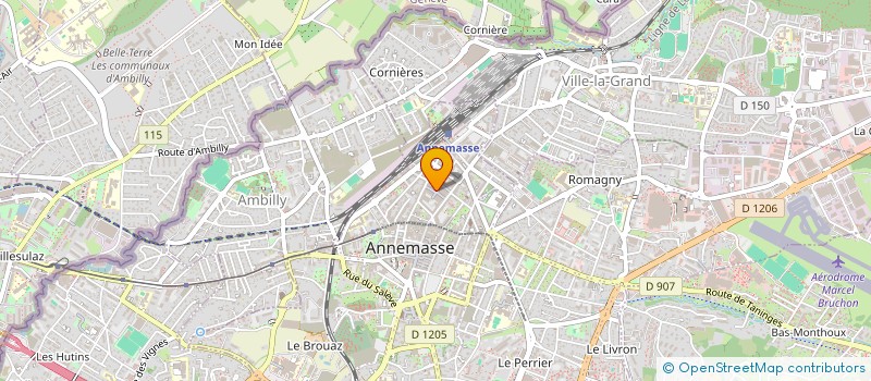 localisation de l'entreprise BONNEMIE à ANNEMASSE