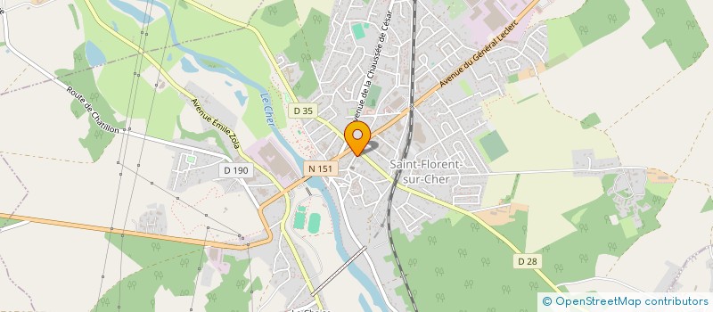localisation de l'entreprise BONNEMORT à SAINT-FLORENT-SUR-CHER