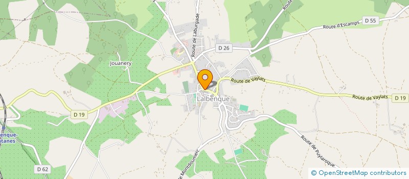 localisation de l'entreprise BONNEMORT HABBI RALLYE TEAM (BHR TEAM)  LALBENQUE