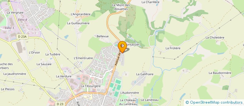 localisation de l'entreprise BONNENFANT MARCHAND à HERBIERS (LES)