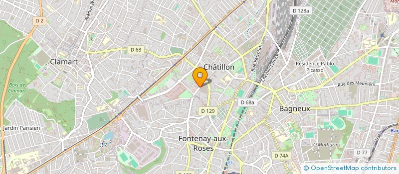 localisation de l'entreprise BONNENUIT  CHATILLON