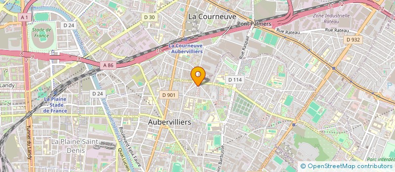 localisation de l'entreprise BONNES AFFAIRES à AUBERVILLIERS