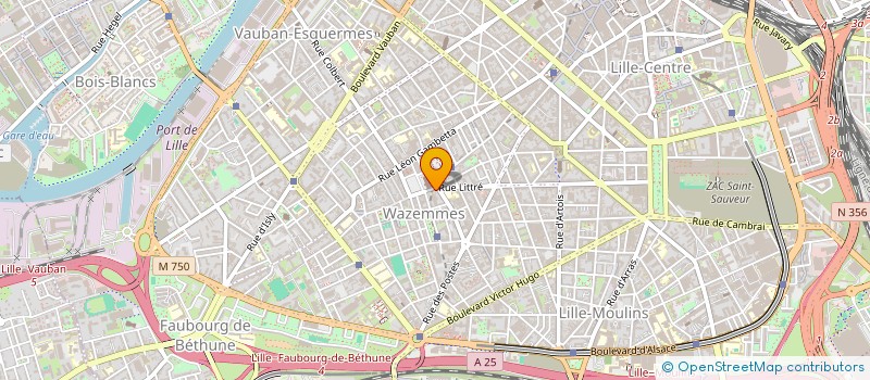 localisation de l'entreprise BONNES AFFAIRES à LILLE