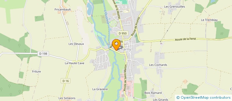 localisation de l'entreprise BONNES MARES à CHARNY OREE DE PUISAYE