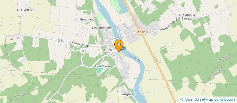 localisation de l'entreprise BONNES NATURE à BONNES