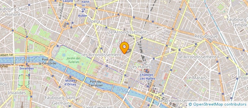 localisation de l'entreprise BONNES ONDES  PARIS