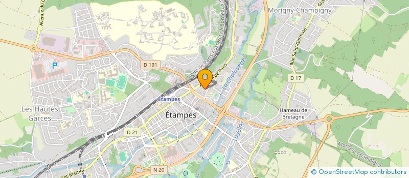 localisation de l'entreprise BONNES TROUVAILLES PARTICULIER à ETAMPES
