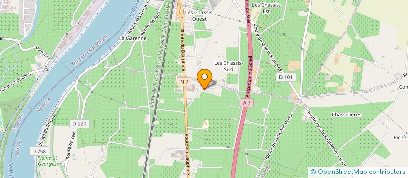 localisation de l'entreprise BONNET à LA ROCHE-DE-GLUN