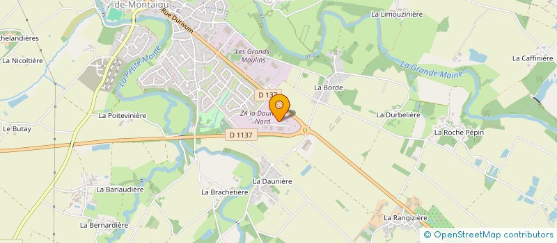 localisation de l'entreprise BONNET à MONTAIGU-VENDEE