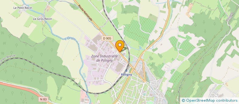 localisation de l'entreprise BONNET  POLIGNY