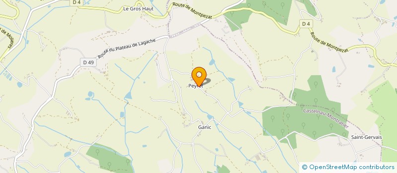 localisation de l'entreprise BONNET à CASTELNAU-MONTRATIER