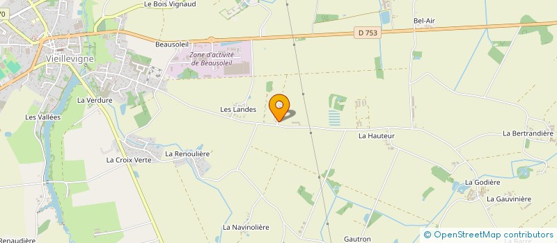 localisation de l'entreprise BONNET à VIEILLEVIGNE