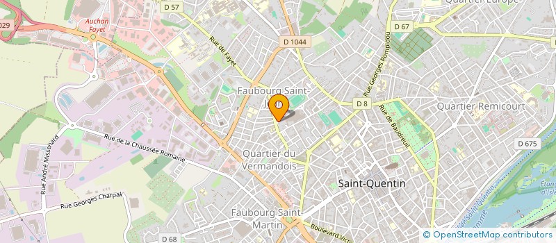 localisation de l'entreprise BONNET à SAINT-QUENTIN