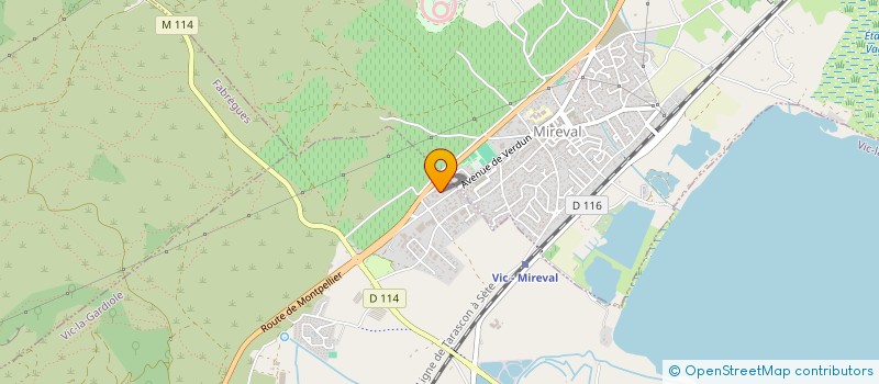 localisation de l'entreprise BONNET  MIREVAL