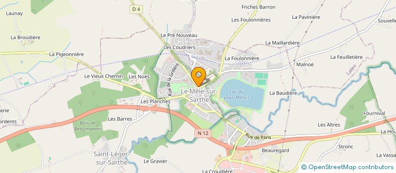 localisation de l'entreprise BONNET à LE MELE-SUR-SARTHE