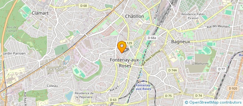localisation de l'entreprise BONNET 90 JOFFRE à FONTENAY-AUX-ROSES