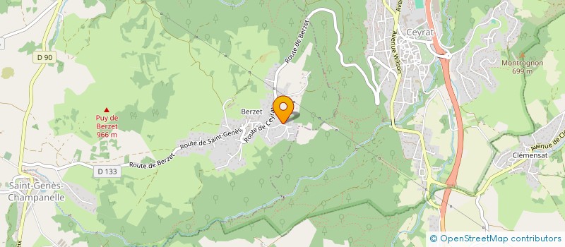 localisation de l'entreprise BONNET  SAINT-GENES-CHAMPANELLE