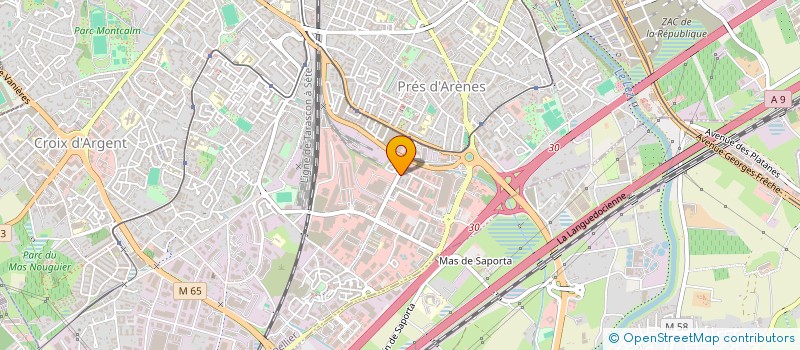 localisation de l'entreprise BONNET à MONTPELLIER