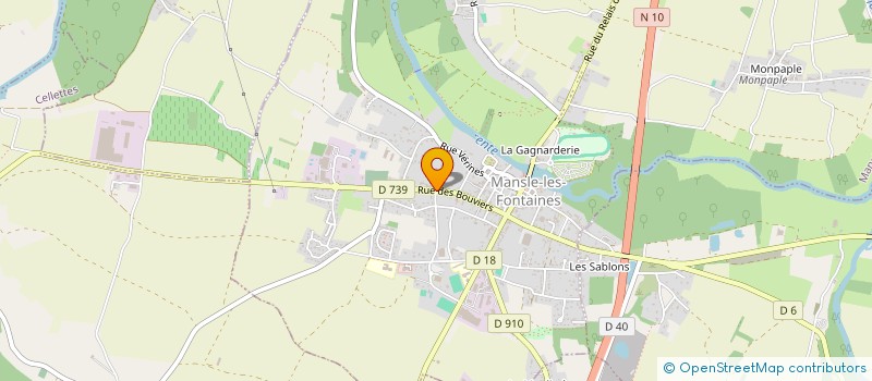 localisation de l'entreprise BONNET & ALEXANDRE à LA ROCHEFOUCAULD-EN-ANGOUMOIS