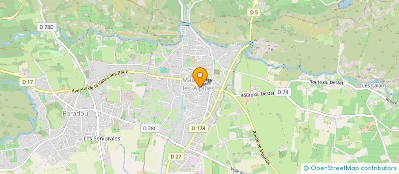 localisation de l'entreprise BONNET ALPILLES VTC  PARADOU