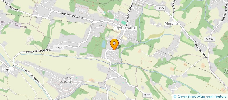 localisation de l'entreprise BONNET AND CO  VIGOULET-AUZIL