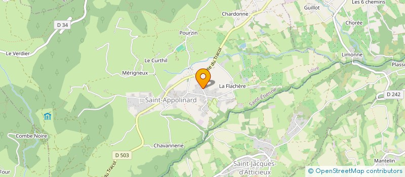 localisation de l'entreprise BONNET AND CO  SAINT-APPOLINARD