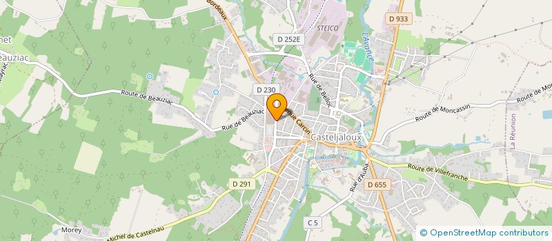 localisation de l'entreprise BONNET-AUDIBERT  CASTELJALOUX