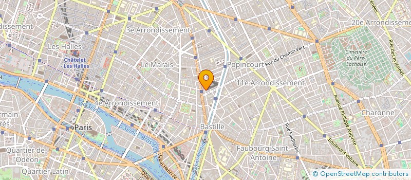 localisation de l'entreprise BONNET-BAFAL  PARIS