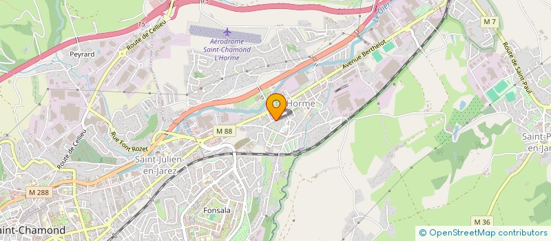 localisation de l'entreprise BONNET BALTHAZARD  L'HORME