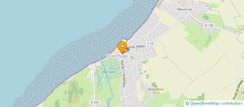 localisation de l'entreprise BONNET&CIE  CRIEL-SUR-MER