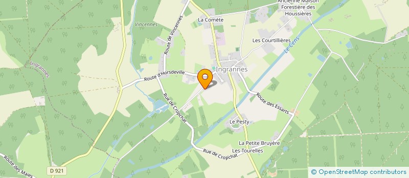 localisation de l'entreprise BONNET D'ANE ET CERF VOLANT à INGRANNES