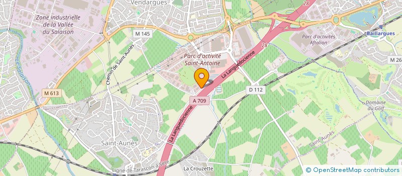 localisation de l'entreprise BONNET DISTRIBUTEURS AUTOMATIQUES à SAINT-AUNES