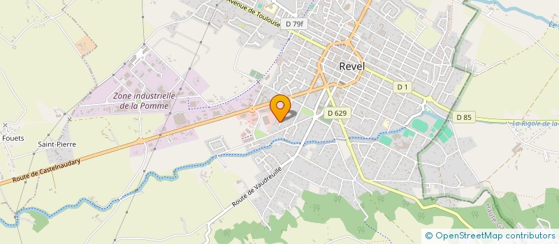 localisation de l'entreprise BONNET-DUGAS  REVEL