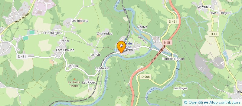 localisation de l'entreprise BONNET ELAGAGE à BEAUZAC