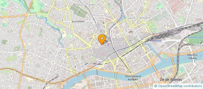 localisation de l'entreprise BONNET ET TOSSIN à NANTES