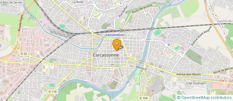 localisation de l'entreprise BONNET & FILS SAS  CARCASSONNE