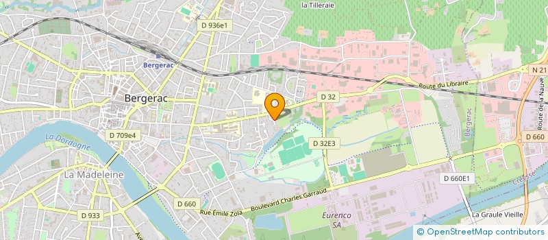 localisation de l'entreprise BONNET FINANCE ET DEVELOPPEMENT à BERGERAC