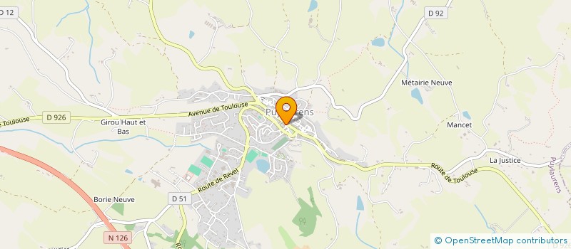 localisation de l'entreprise BONNET M  PUYLAURENS