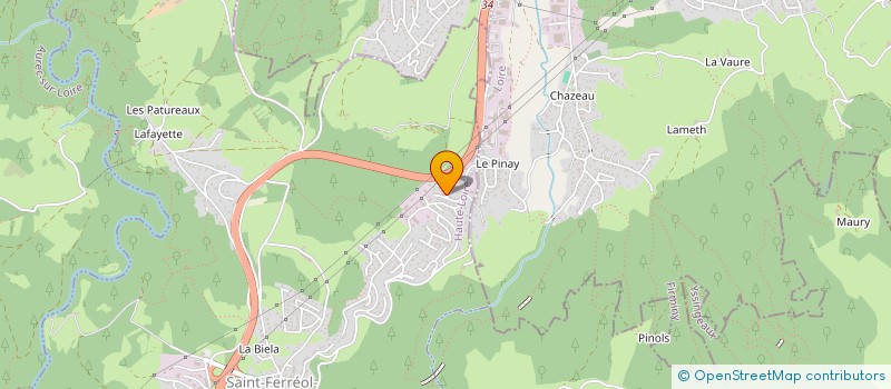 localisation de l'entreprise BONNET MARCONNET  PONT-SALOMON