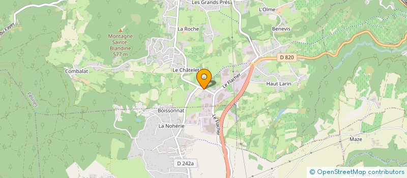 localisation de l'entreprise BONNET NEGOCE LOCATION à FELINES