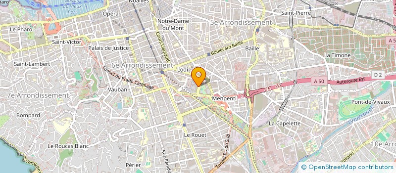 localisation de l'entreprise BONNET P PELISSIER H à MARSEILLE