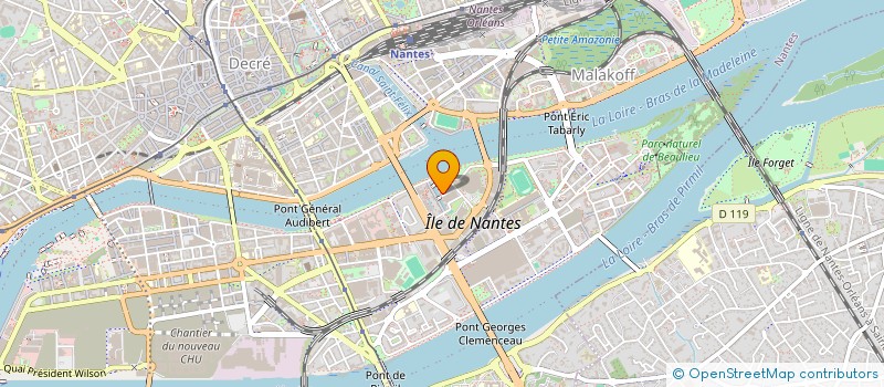 localisation de l'entreprise BONNET.PRO  NANTES