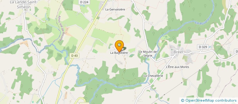 localisation de l'entreprise BONNET RP à ATHIS-VAL DE ROUVRE